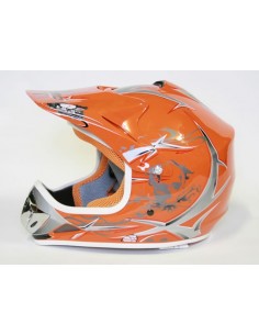 Casco Cross Xtreme naranja