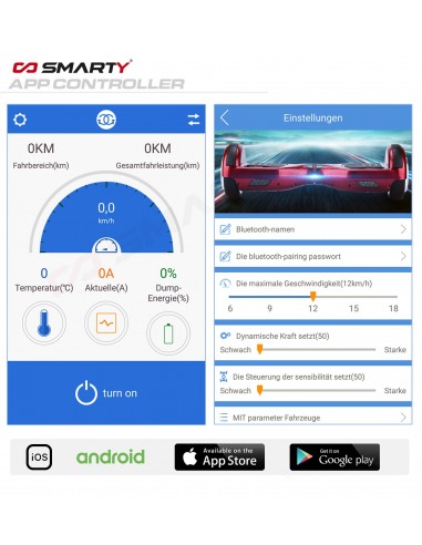 BALANCEBOARD BERLIN 350W R 8,5 control APP