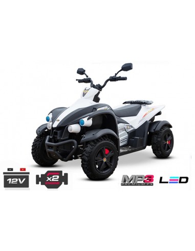 ATV OFFROAD 2x45w 12v amortiguación ruedas Eva