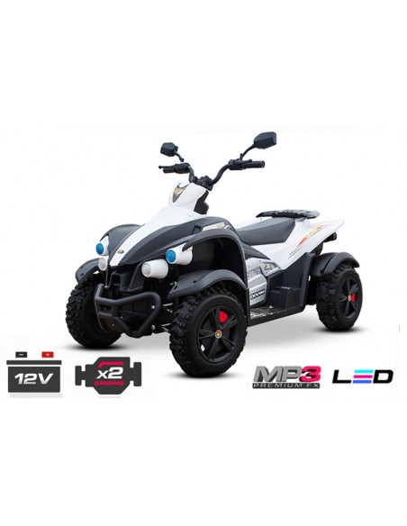 ATV OFFROAD 2x45w 12v amortiguación ruedas Eva