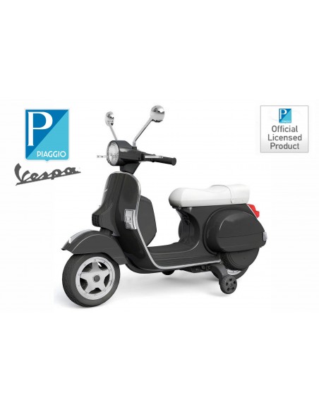 MOTO VESPA PIAGGIO C/ RUEDINES  20W 12V  LICENCIA