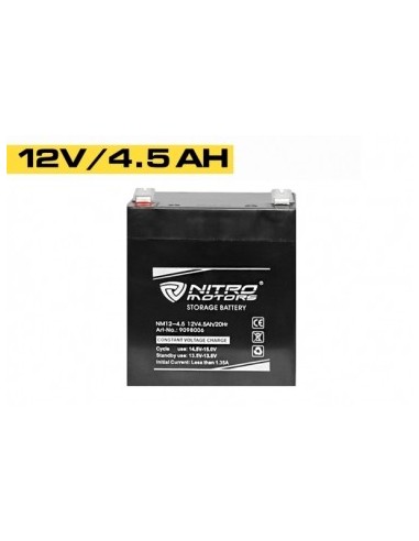 Batería de gel de plomo de Nitros 12V 4.5Ah / 20Hr NM12-4.5