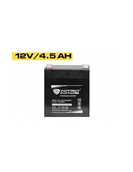 Batería de gel de plomo de Nitros 12V 4.5Ah / 20Hr NM12-4.5