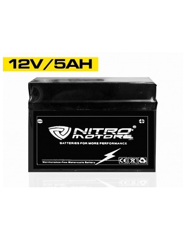 Batería de gel de plomo de Nitrode arranque sin mantenimiento YTZ5S-BS 12V 4Ah