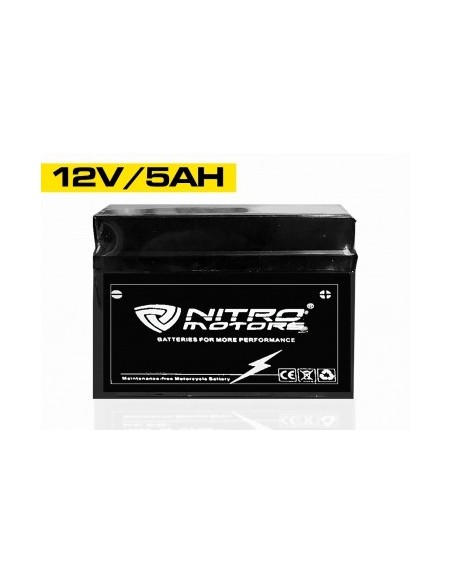 Batería de gel de plomo de Nitrode arranque sin mantenimiento YTZ5S-BS 12V 4Ah