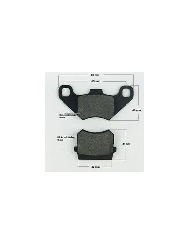 PASTILLAS DE FRENO QUADS DIRT BIKE 4T
