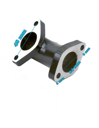 tubo admision 26mm  corto  quad buggy ,dirt bike