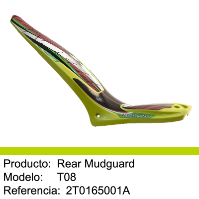Guardabarros trasero MECATECNO T8