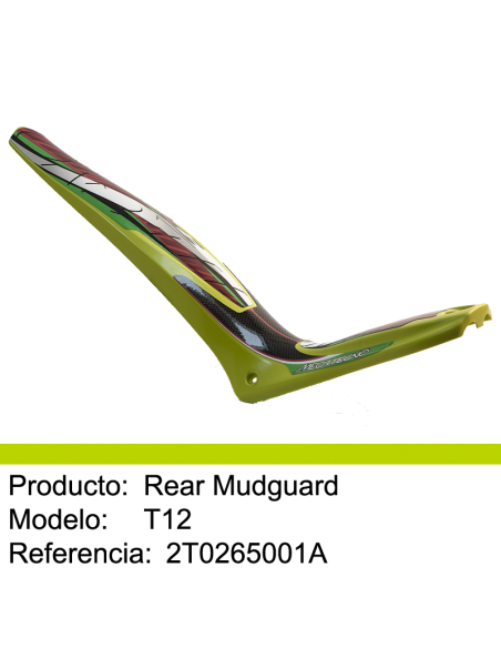 Guardabarros trasero MECATECNO T12