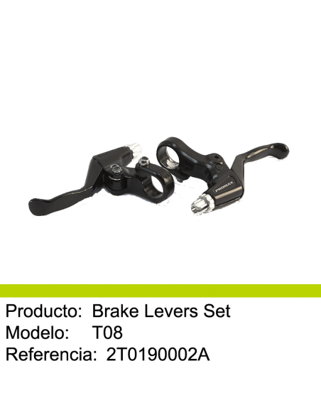 Juego de palancas de freno  Mecatecno T8-T12