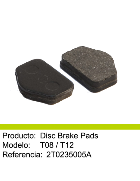 Pads de frenos MECATECNO T8-T12