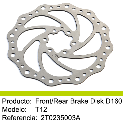 Disco de freno Mecatecno T8 / T12