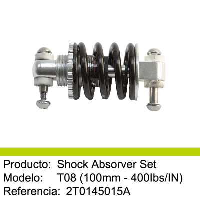 Muelle trasero Mecatecno T8