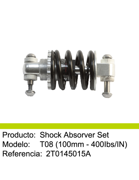 Muelle trasero Mecatecno T8