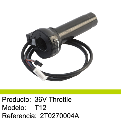 Acelerador 36V  MECATECNO T12