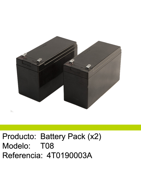 Pack baterias Mecatecno T8