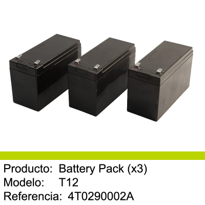 Pack baterias  Mecatecno T12