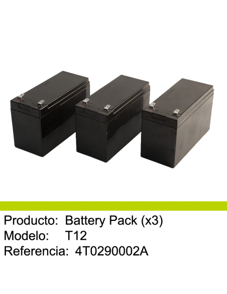 Pack baterias  Mecatecno T12