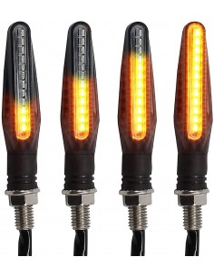 Intermitentes secuenciales de LED para moto