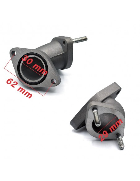 tubo admision 30mm  motor 250cc agb30