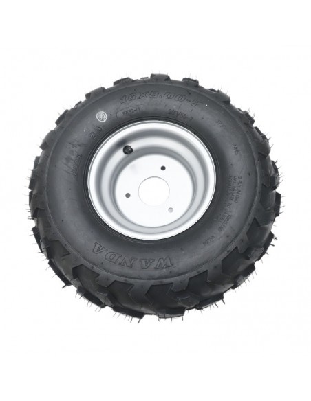 RUEDA COMPLETA LLANTA+NEUMATICO  midi quad  16/8.00-7