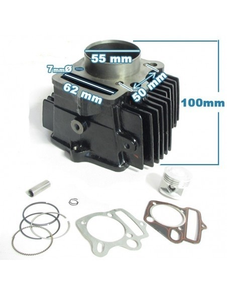 cilindro motor 140cc aire Lifan