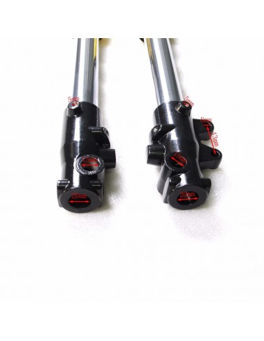 BARRAS DE  HORQUILLAS INVERTIDAS PIT BIKE  SOPORTE RECTO