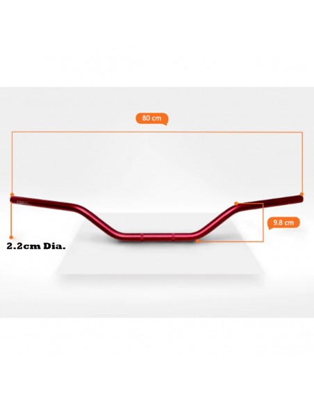 manillar aleacion de aluminio pit bike