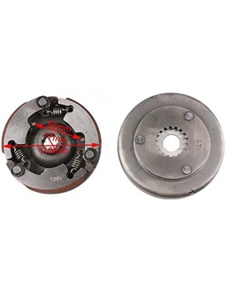 EMBRAGUE autoamatico centrifugo 50cc a 125cc