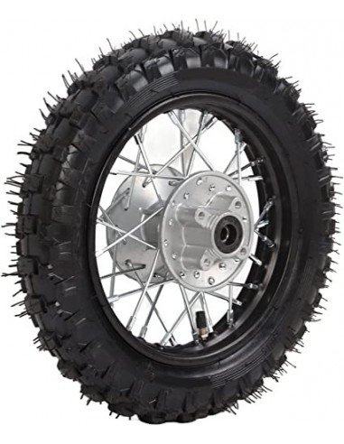 Llanta trasera dirt bike1.40-10" . Eje 12 mm disco