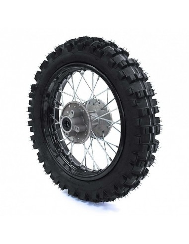 Llanta trasera dirt bike1.40-10" . Eje 12 mm disco