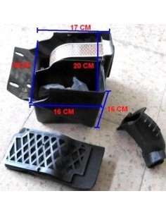 caja completa filtro de aire motor 250cc agb30