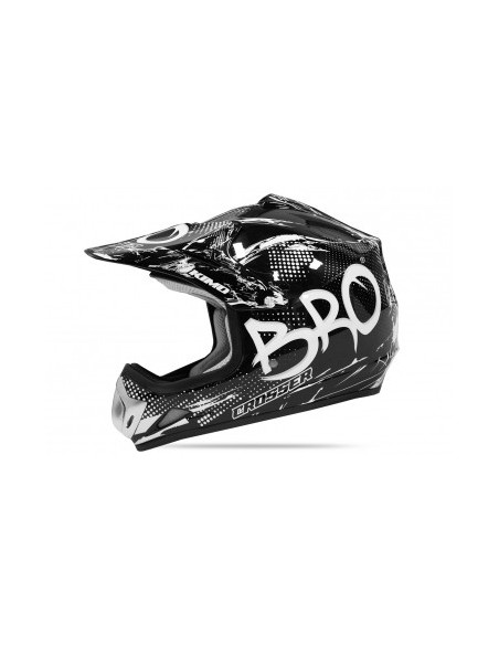 Casco Cross Bro  negro  infantil