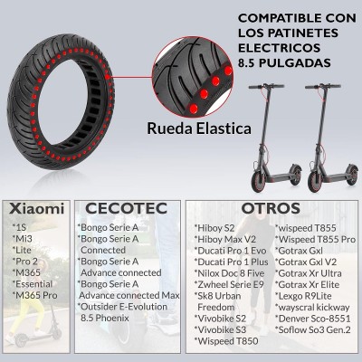 RUEDA MACIZA PARA PATINETE ELÉCTRICO