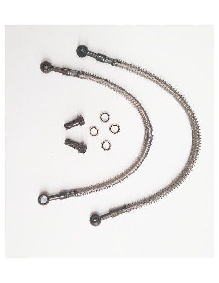 juego de latiguillos radiador aceite motor 140cc agb29