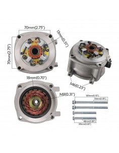 MOTOR ARRANQUE MOTOR 49CC 2 TIEMPOS 2