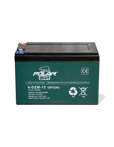 Batería de gel de plomo de Nitro Motors 12V 12Ah 6-DZM-12