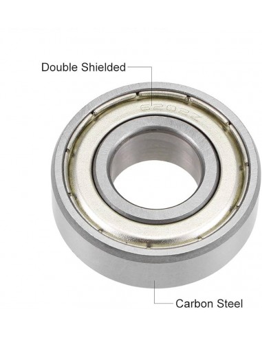Rodamiento 6201ZZ acero cromado multifuncional
