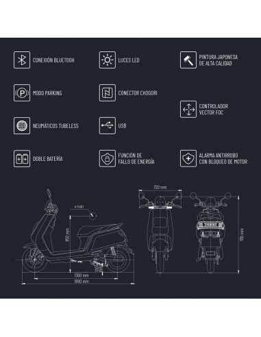 SCOOTER ELÉCTRICO ES5 IMR