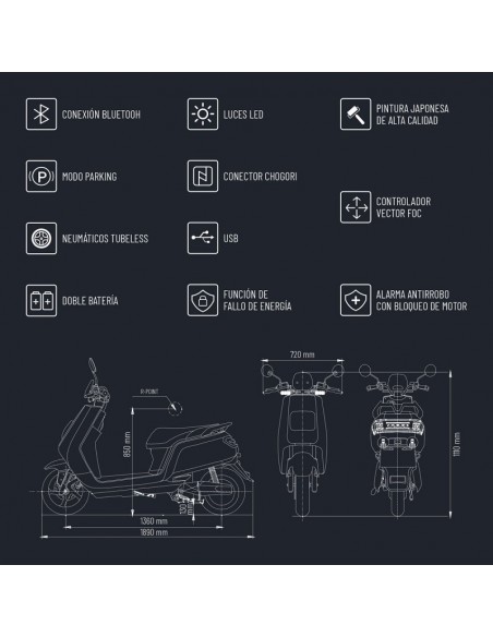 SCOOTER ELÉCTRICO ES5 IMR
