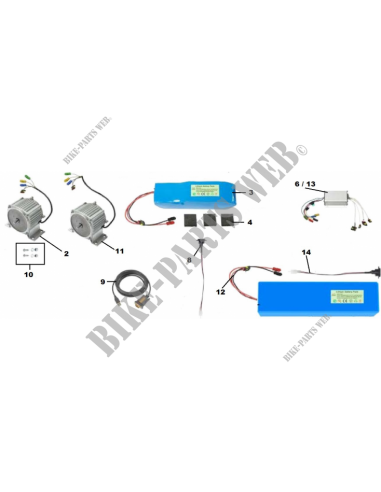 BATERIA ORIGINAL TORROT KIDS 10 48V 7.5 AH V.4