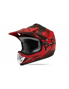 Casco Cross Bro rojo mate  infantil 2