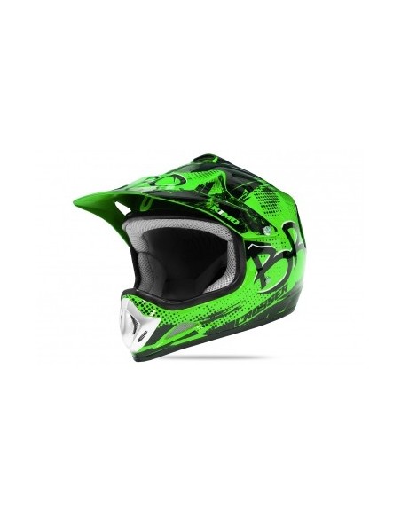 Casco Cross Bro  Verde  Mate infantil