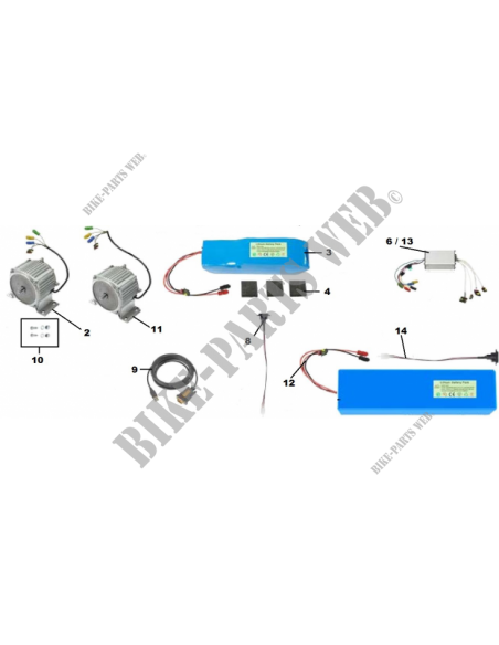 BATERIA ORIGINAL TORROT KIDS 12 48V 10.4 AH WP
