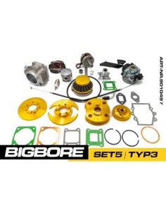 KIT  bigbore MOTOR DE2T Bigbore 5 Set Tipo 3 con carburador tuning + embrague reforzado
