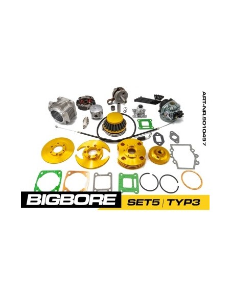 KIT  bigbore MOTOR DE2T Bigbore 5 Set Tipo 3 con carburador tuning + embrague reforzado