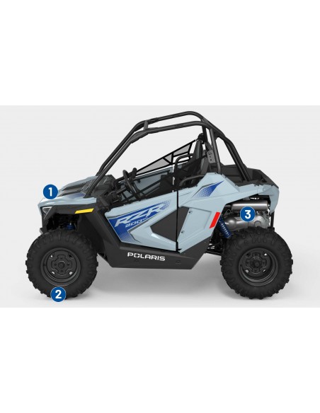 BUGGY INFANTIL POLARIS RZR 200 2025