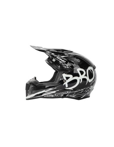 Casco Cross Bro  negro  infantil