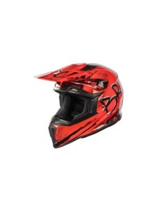 Casco Cross ROAD  Bro  V2 rojo  infantil