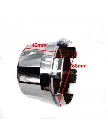 TAPA BUJE CROMADA PARA QUAD Y BUGGY